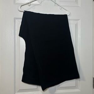 Black Very Wide Leg Trousers